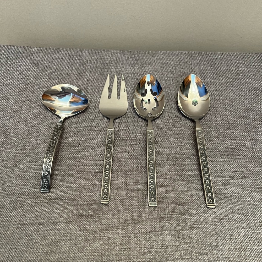 Vintage Stanley Roberts company 4 piece hostess set